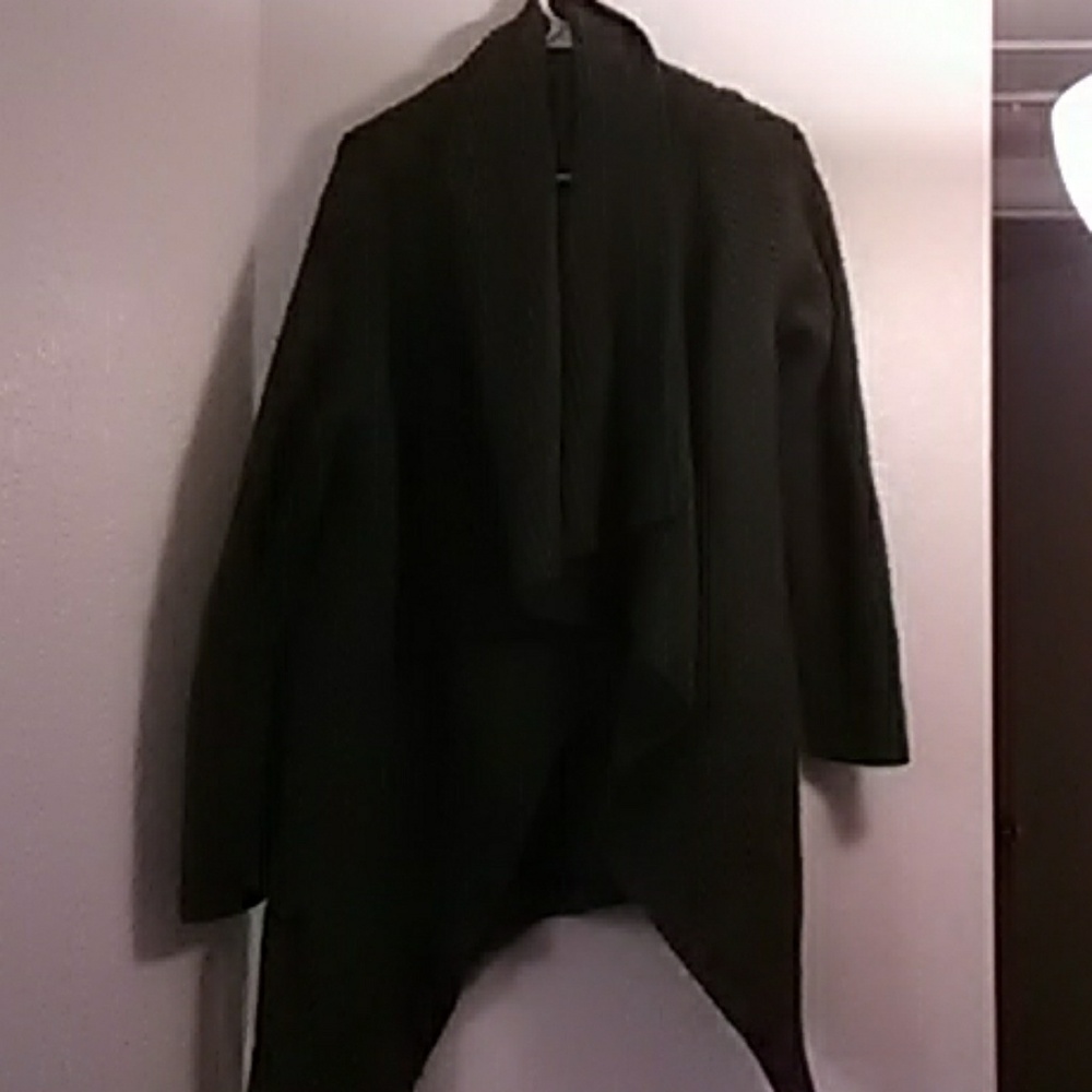 Olive green cardigan